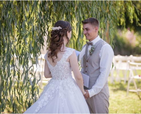 Hochzeitsfotograf-Freihof-Prichsenstadt_0102 Privates Ehegelübde vom Brautpaar im Freihof in Prichsenstadt